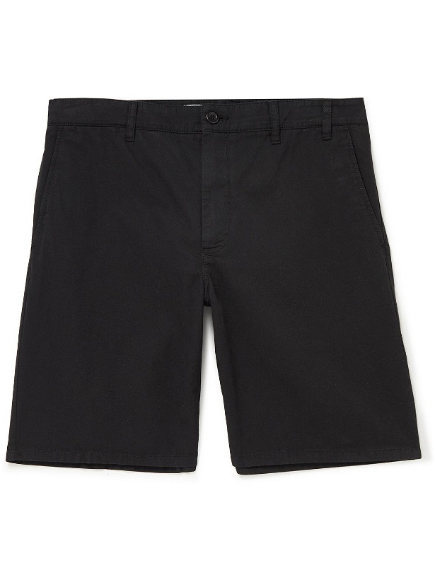 Photo: Norse Projects - Aros Straight-Leg Cotton-Twill Shorts - Black