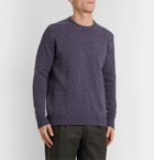 Anderson & Sheppard - Camoshita Shetland Wool Sweater - Purple