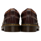 Dr. Martens Burgundy Lowell Leather Moc Toe Derbys