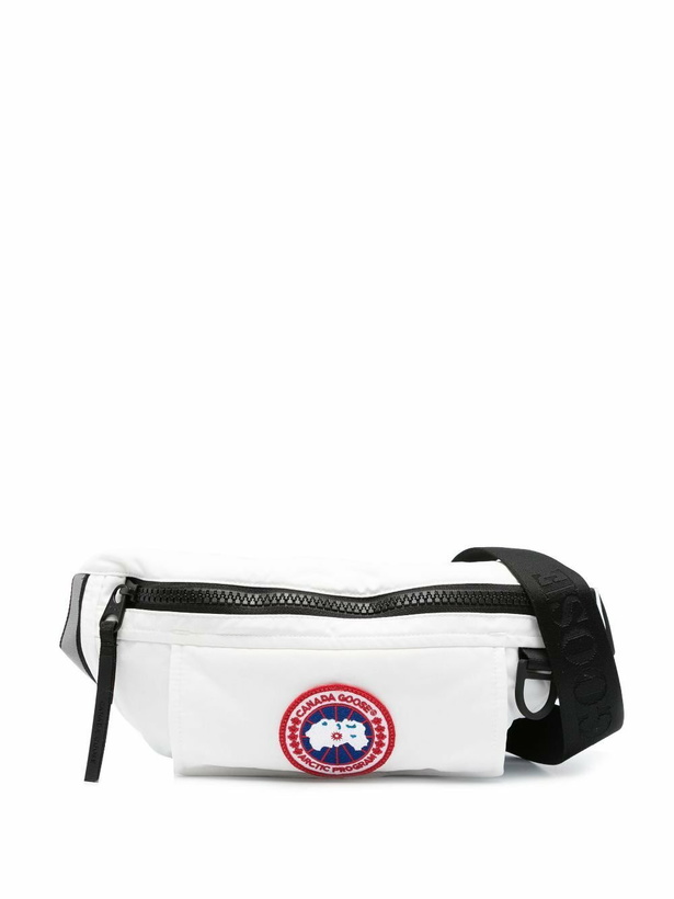 Photo: Canada Goose White Logo Patch Belt Bag