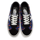 Vans Black and Blue Leopard Sport Sneakers