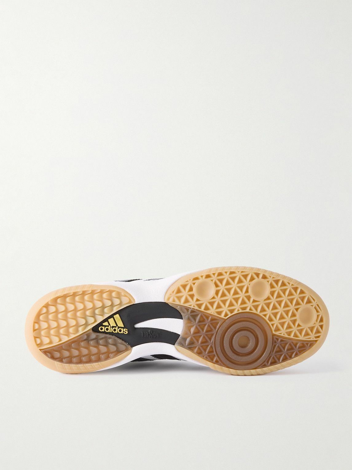 【Adidas】 Samba MN suede-trimmedレザースニーカー ADIDAS ORIGINALS Samba MN suede-trimmed leather sneakers