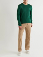 Etro - Logo-Flocked Virgin Wool Sweater - Green