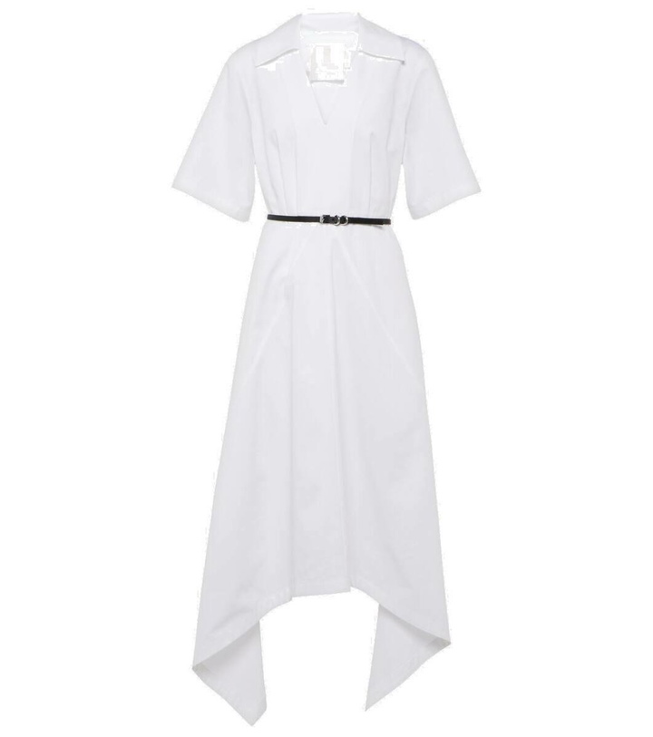 Photo: Givenchy Voyou cotton poplin shirt dress