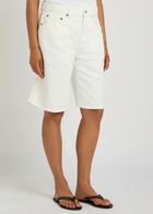 Polo Ralph Lauren Bermuda Denim Shorts White