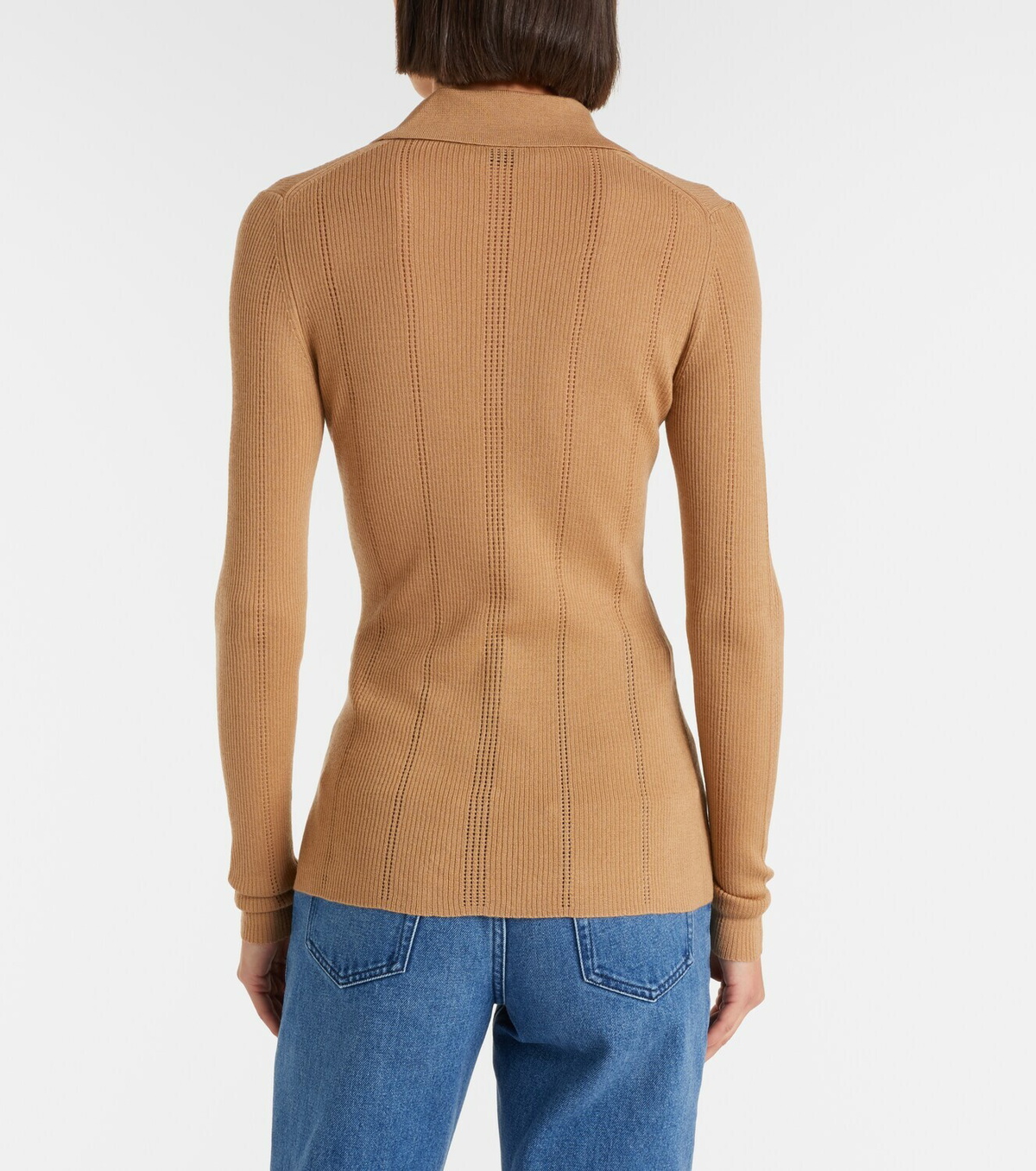 Gabriela Hearst Sophia wool polo sweater