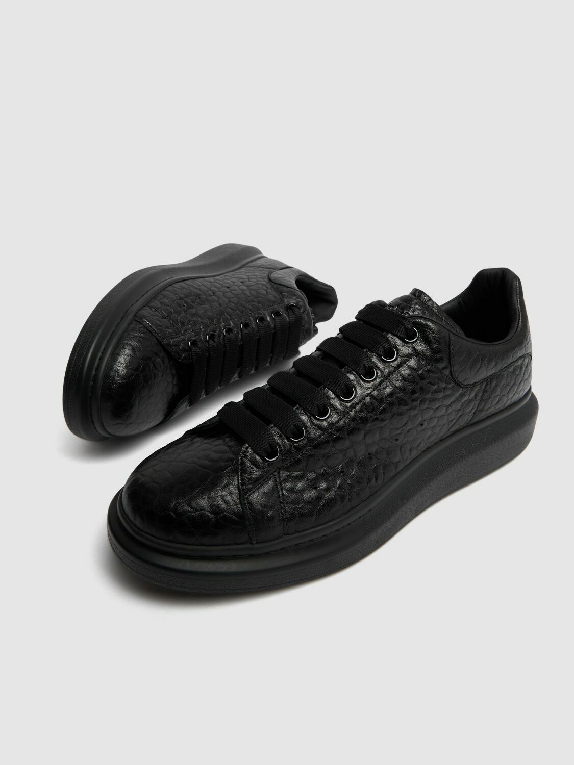 ALEXANDER MCQUEEN Oversized Leather Sneakers Alexander McQueen