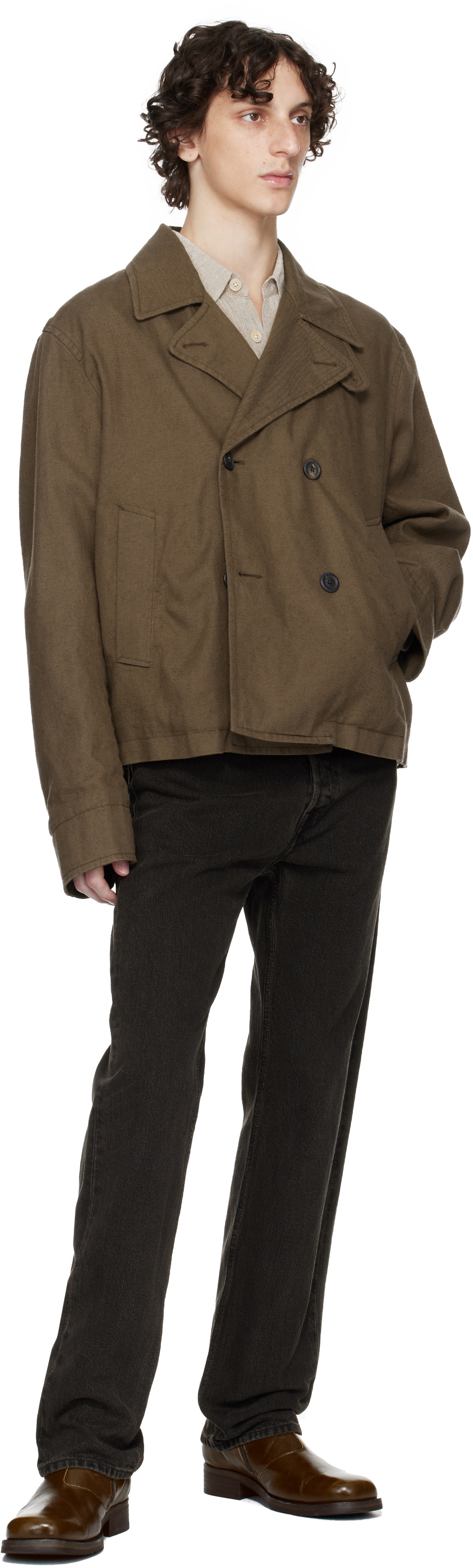 OUR LEGACY Taupe Dispatch Peacoat Our Legacy