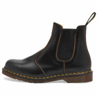 Dr. Martens Men's Vintage 2976 Chelsea Boot - Made in England in Vintage Black Quilon