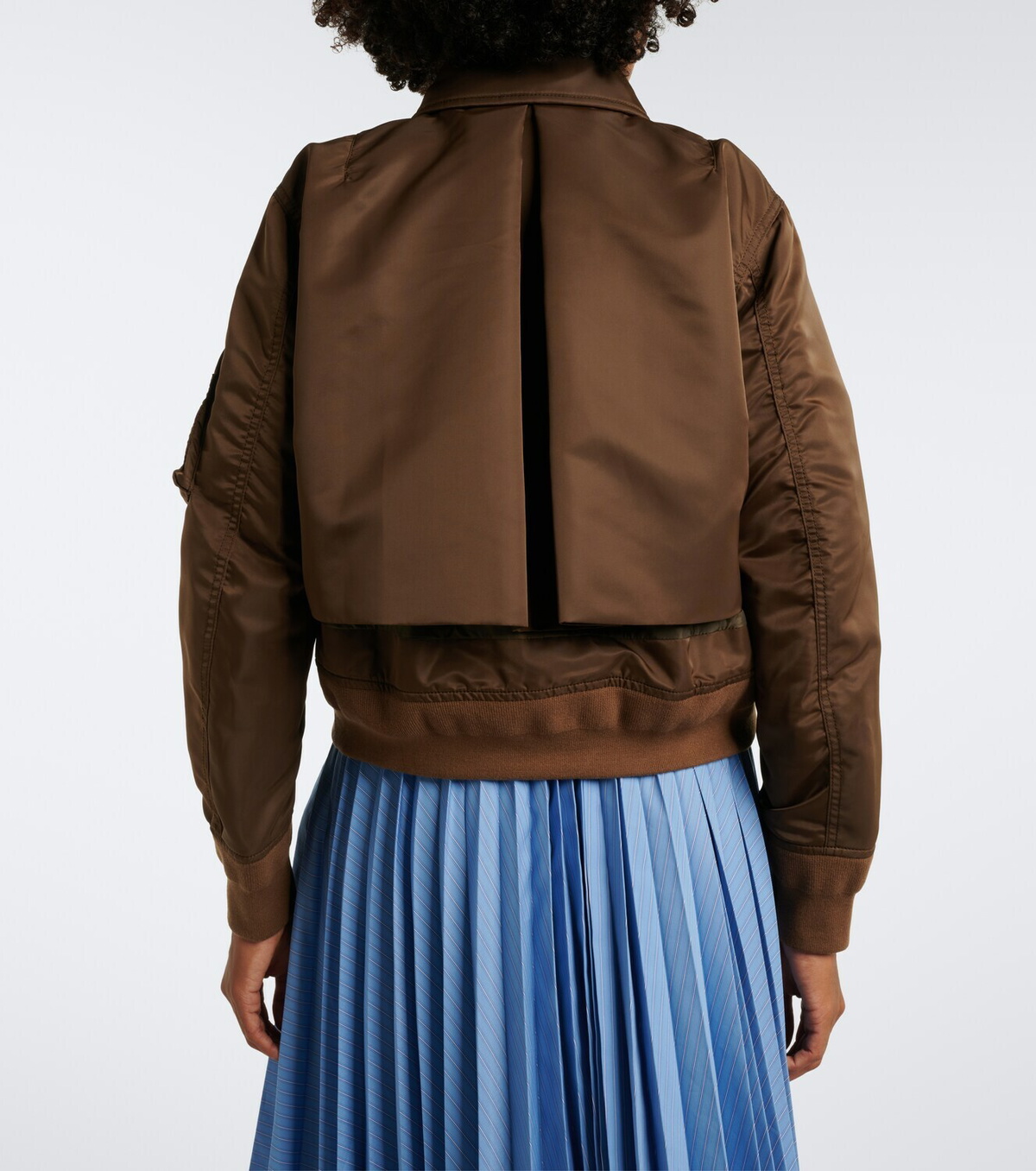 Sacai Layered technical bomber jacket