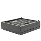 HAY Cube Recycled Colour Crate in Charcoal 