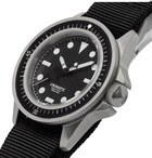 Unimatic - U1-F Automatic Stainless Steel and NATO Webbing Watch - Black