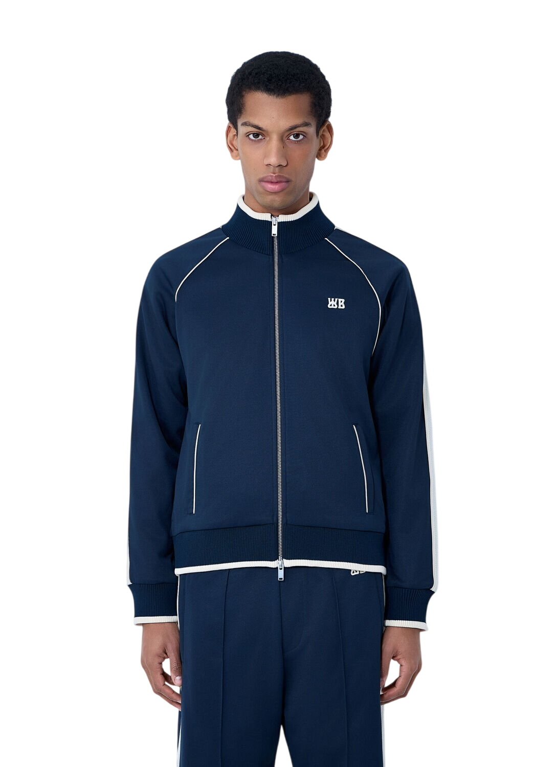 Wales Bonner - Stretch-cotton tuxedo jacket Wales Bonner