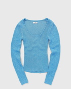 Envii Ensmallwood Ls Knit 7120 Blue - Womens - Pullovers