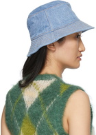 Maison Michel Blue Denim Jason Bucket Hat