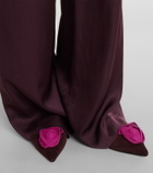 Roger Vivier Rose Vivier suede ballet flats