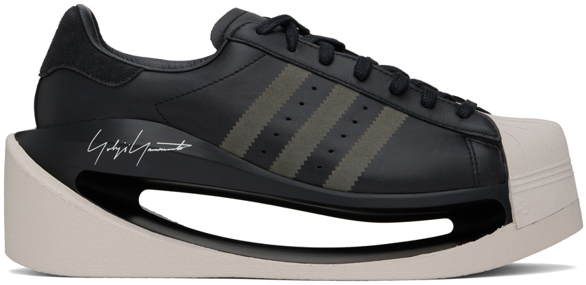 Y-3 Black Gendo Superstar Sneakers Y-3