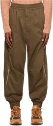 Stone Island Shadow Project Brown Ventilation Cargo Pants