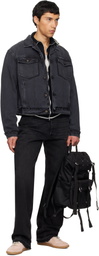 Maison Margiela Black High Tech Medium Backpack