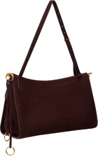 ALAÏA Burgundy 'Le Click' Pocket 35 Bag