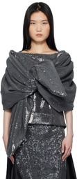 Paula Canovas Del Vas SSENSE Exclusive Silver Castana Blouse