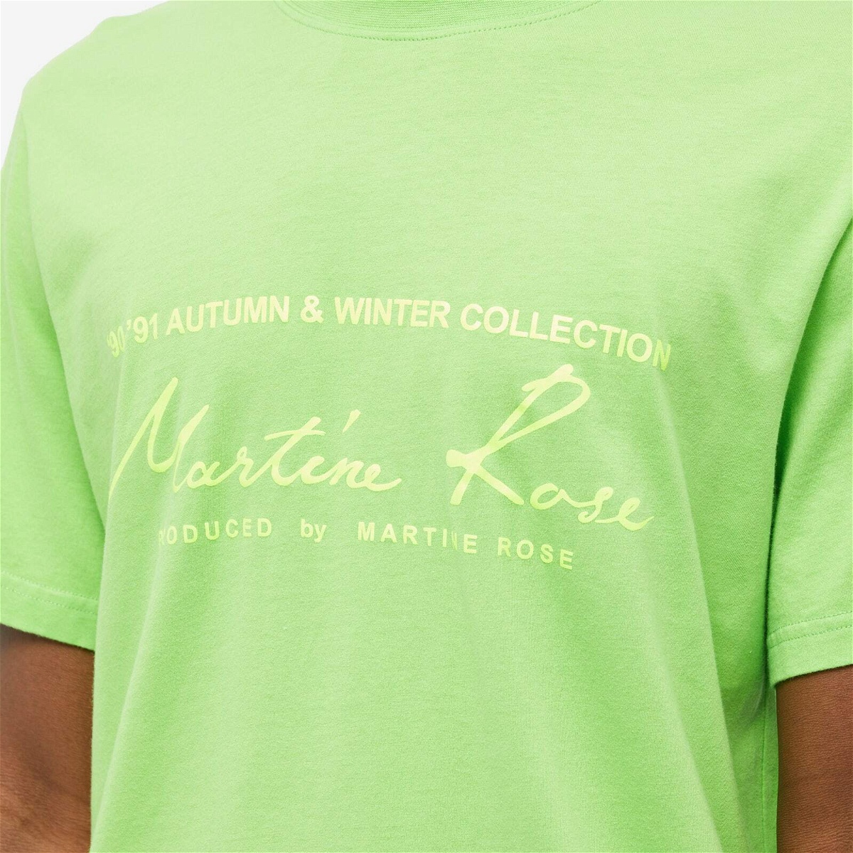 Men's Logo Lettering T-shirt by Martine Rose