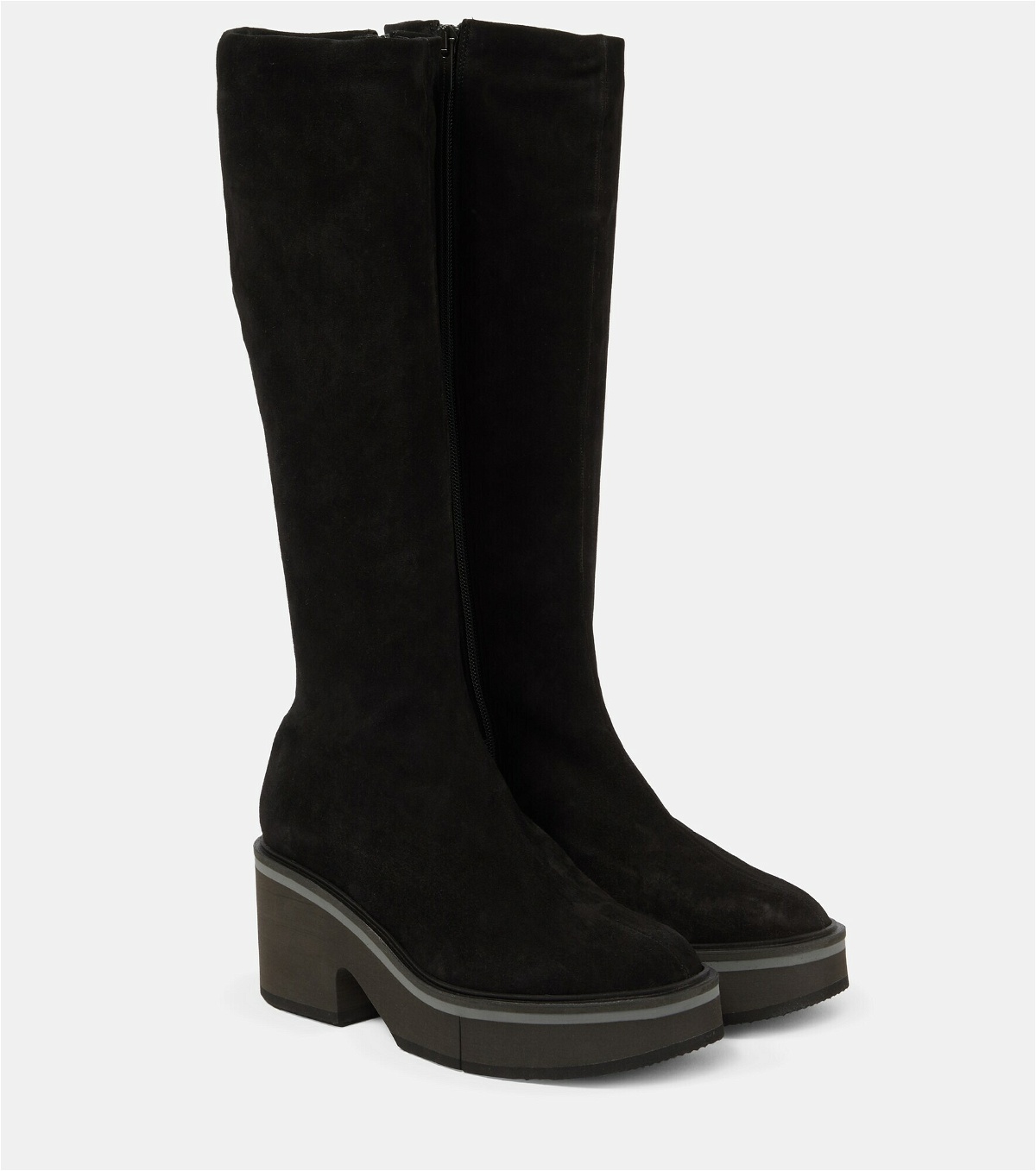 Clergerie - Anki suede knee-high boots Clergerie