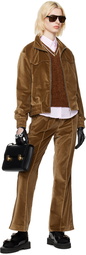 Ernest W. Baker Tan Zip Jacket