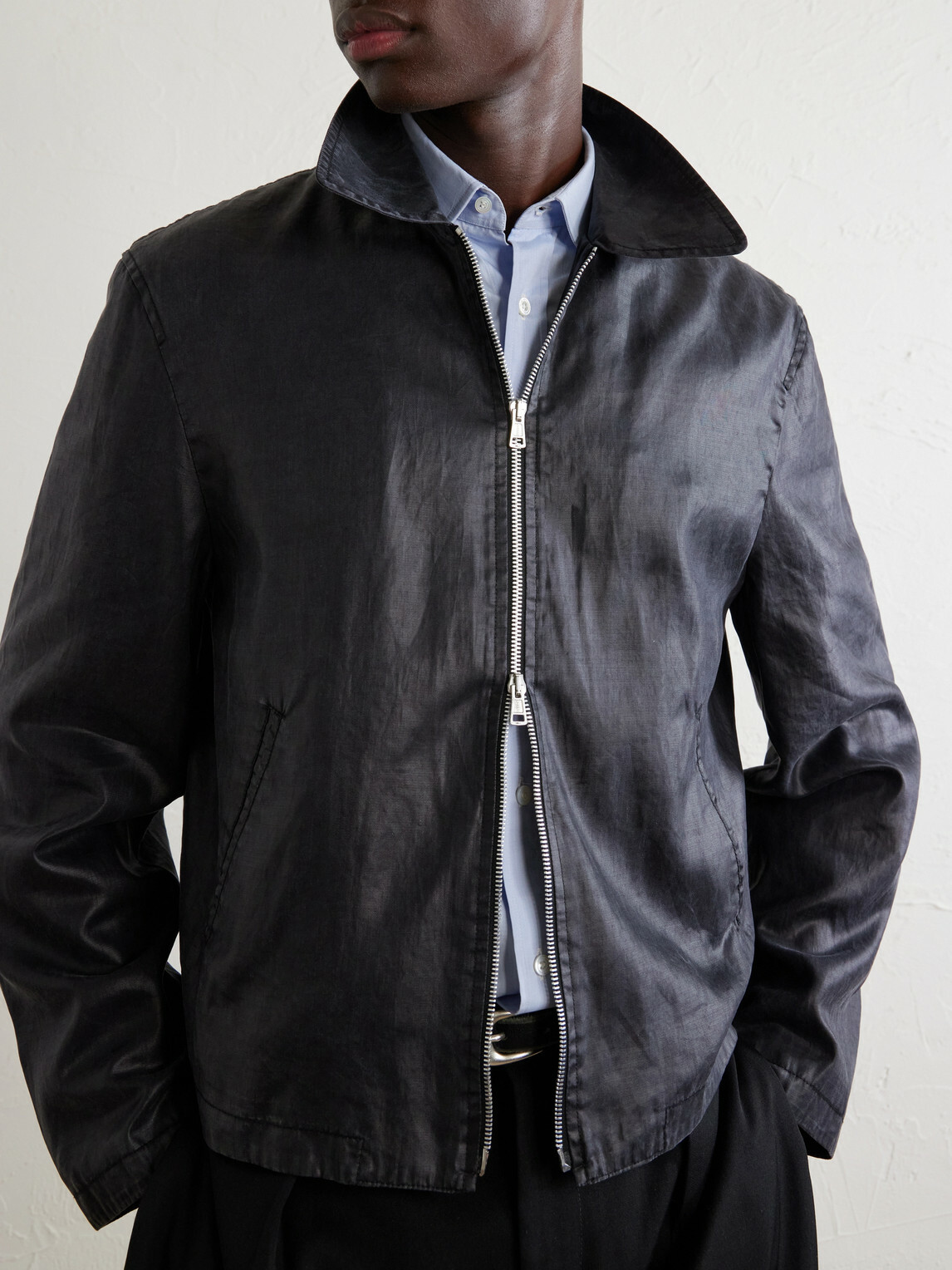 Our Legacy - TENCEL™Lyocell Blouson Jacket - Black