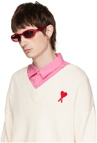 BONNIE CLYDE Red Groupie Sunglasses