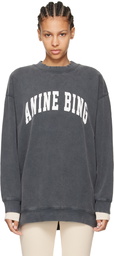 ANINE BING Black Tyler Sweatshirt