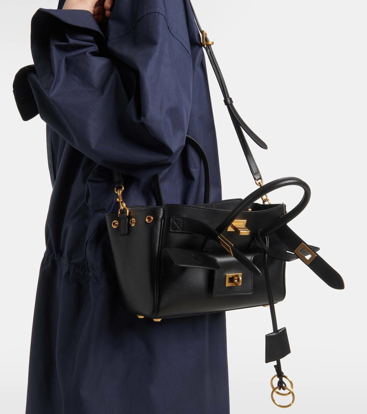 Balenciaga Bel Air Mini leather tote bag