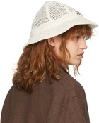 Bode SSENSE Exclusive Off-White Mesh Bucket Hat