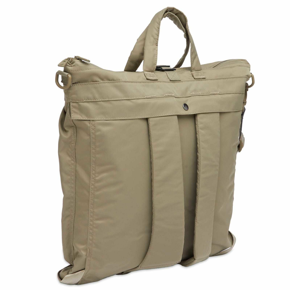 F/CE. Men's Recycled Twill 3-Way Helmet Bag in Sage Green F/CE.