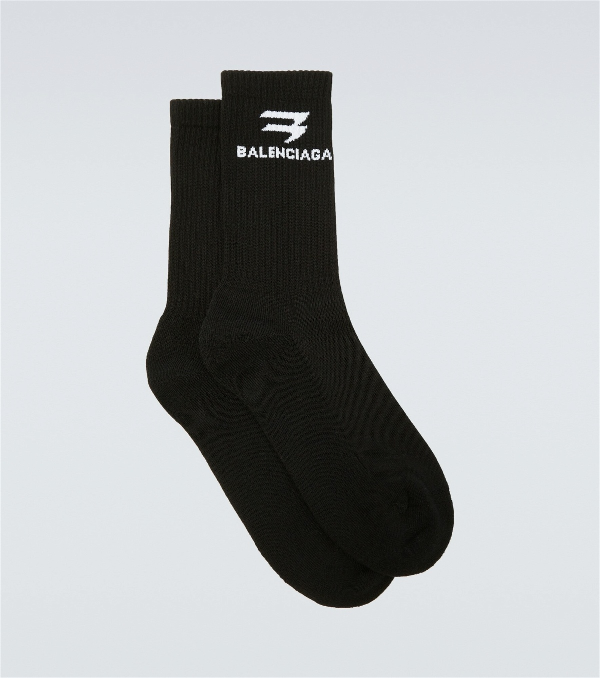 Balenciaga - Logo ribbed-knit socks