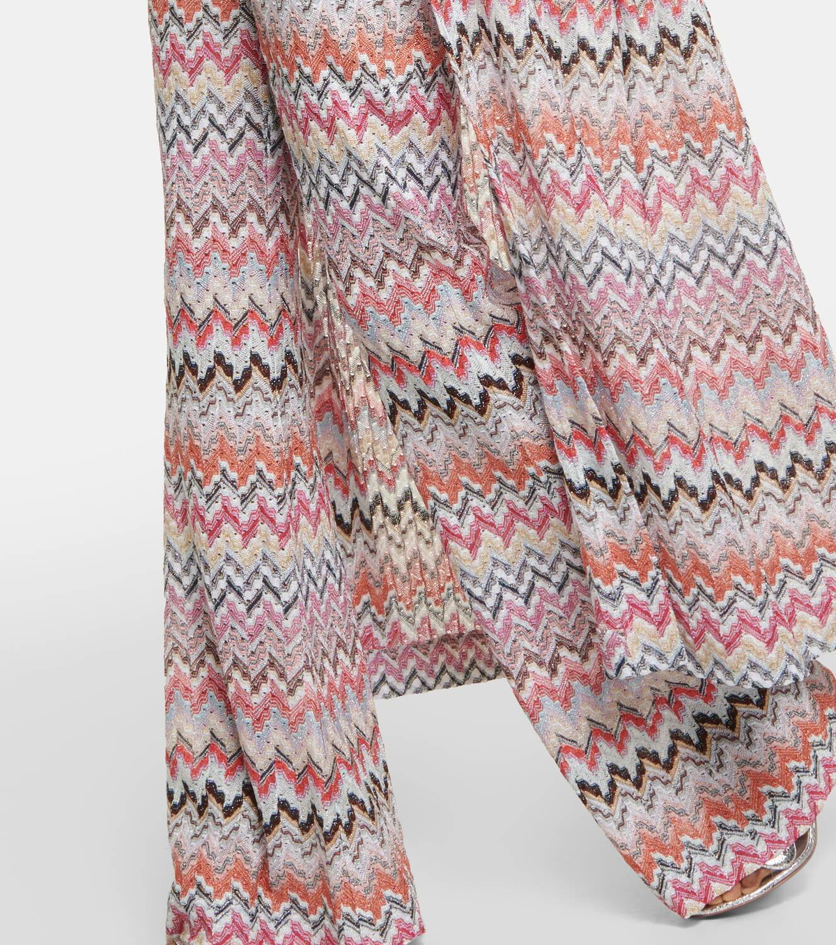 Missoni Zig Zag metallic knit cardigan