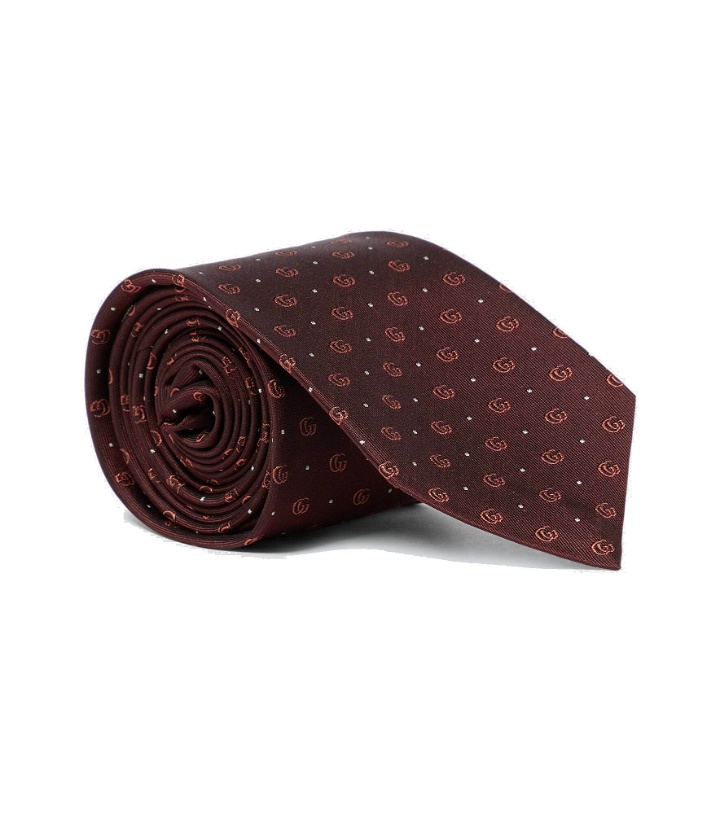 Photo: Gucci - GG jacquard tie