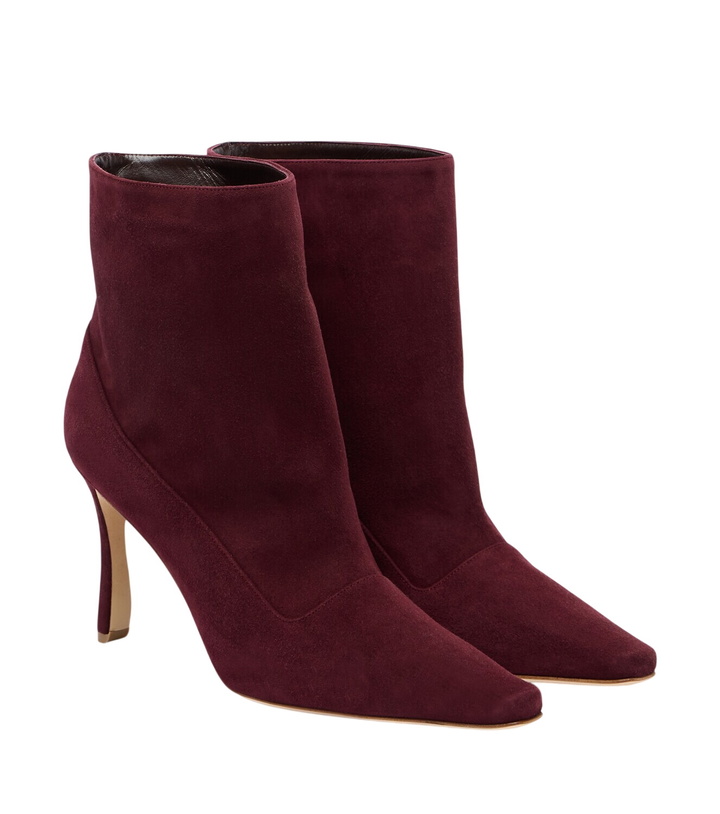 Photo: Manolo Blahnik Gostatu suede ankle boots
