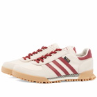 Adidas Men's Marathon TR Sneakers in Wonder White/Collegiate Burgundy