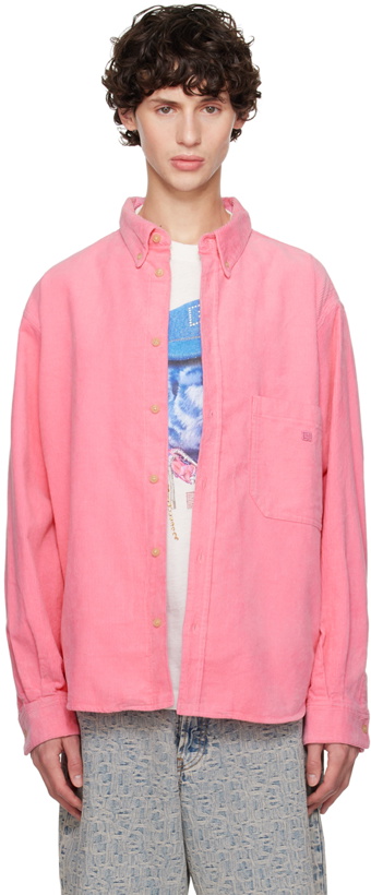 Photo: Acne Studios Pink Patch Shirt