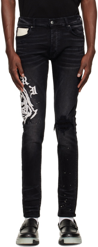 Photo: AMIRI Black Wes Lang Edition Reaper Jeans