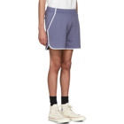 Maison Kitsune Blue Terry Cotton Shorts