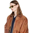 Fendi Gold Baguette Sunglasses