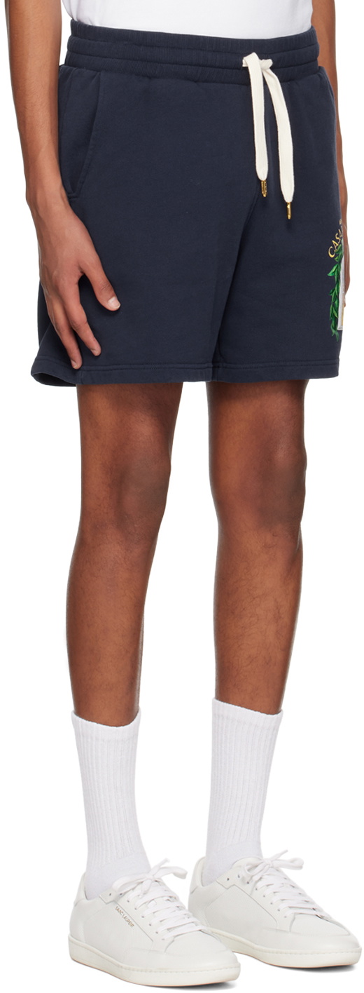 Casablanca Navy Casablanca Avenida Shorts