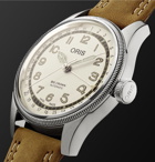 Oris - Big Crown Roberto Clemente Limited Edition Automatic 40mm Stainless Steel and Leather Watch, Ref. No. 754 7741 4081-Set - Brown