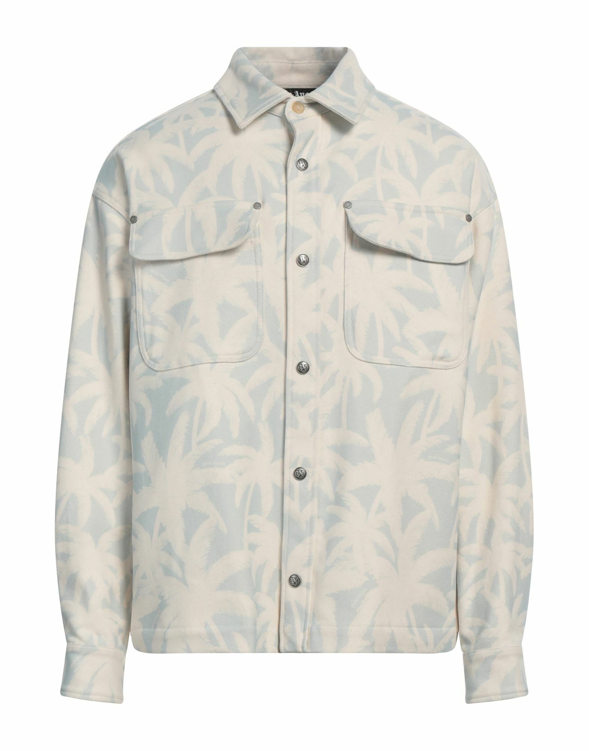 Palm Angels Mens Jacket in Off white