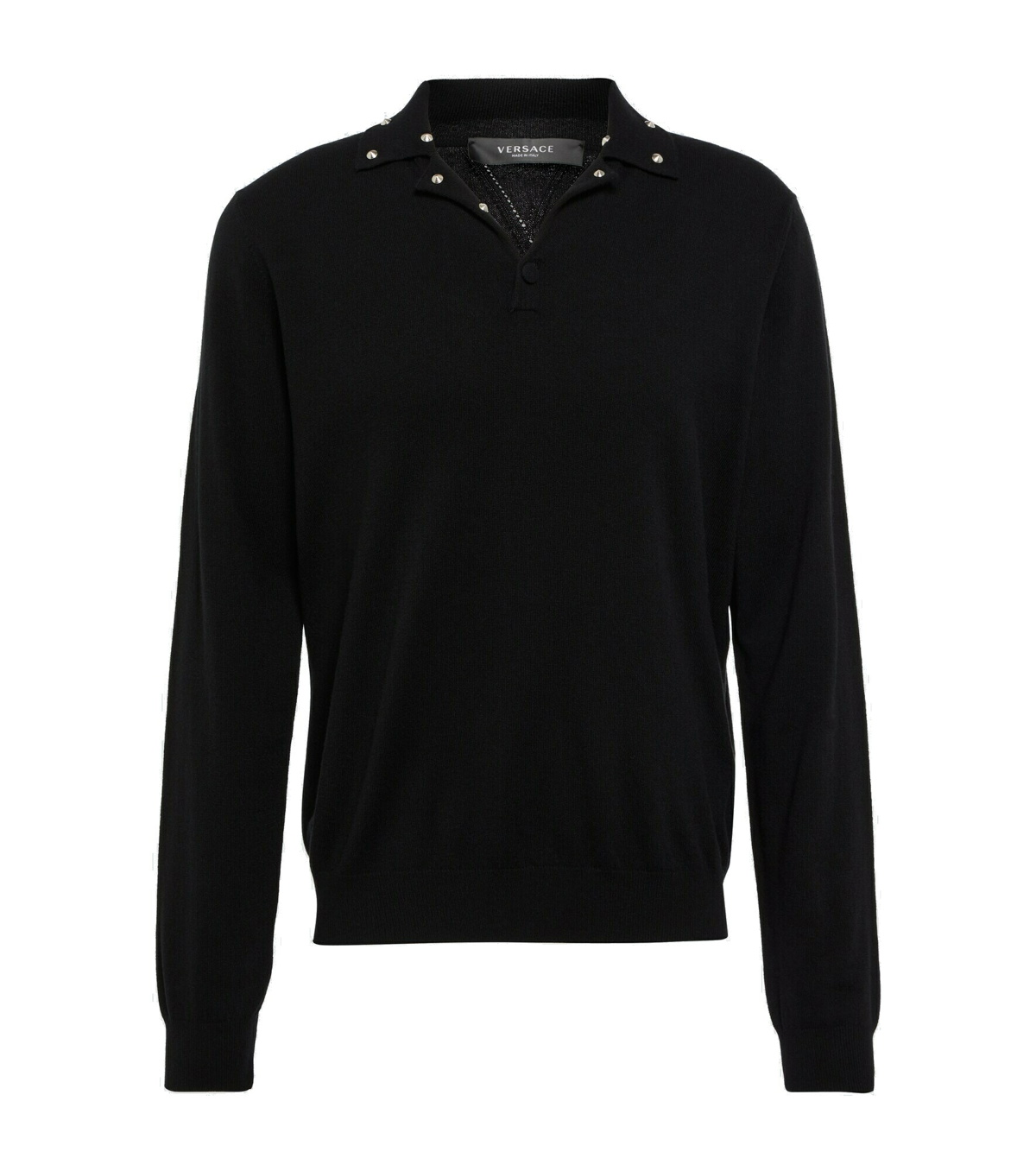 Versace - Embellished wool and cashmere sweater Versace