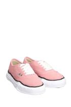 Mihara Yasuhiro Baker Sneakers In Rose-pink Suede