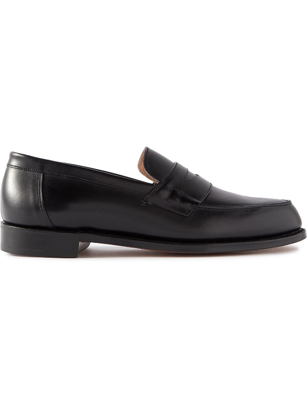Photo: Grenson - Epsom Leather Penny Loafers - Black