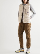 AND WANDER - Quilted PERTEX QUANTUM Down Gilet - White